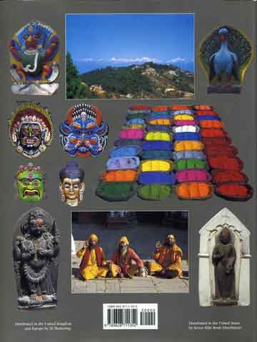 
Various Kathmandu photos - The Kathmandu Valley: Amazing Sights and Colours of Asia book back cover
